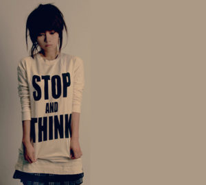 stop and think